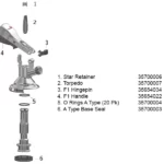 Keg Coupler Retainer Star / Micromatic